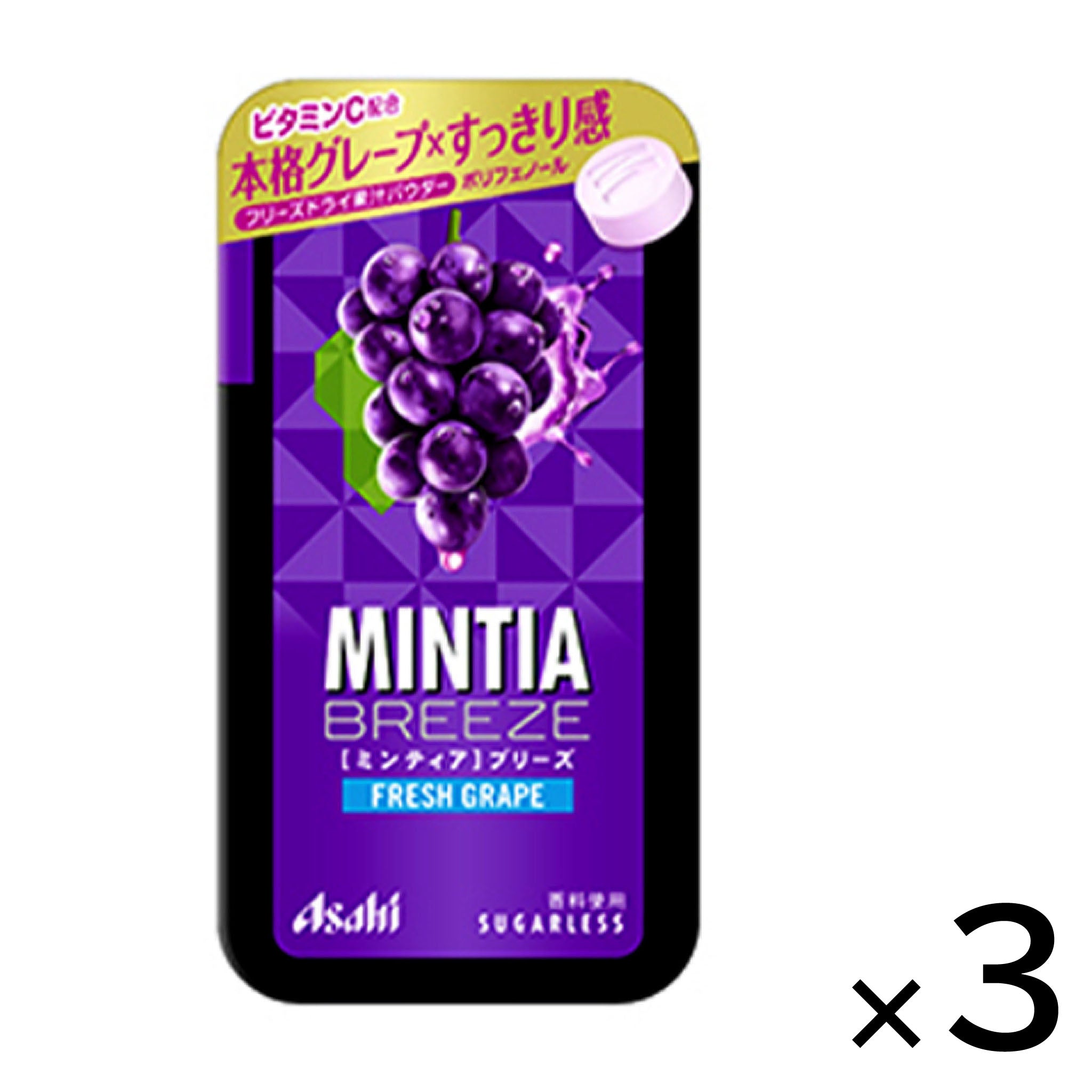 Asahi Mintia Breeze Fresh Grape (3-pack)